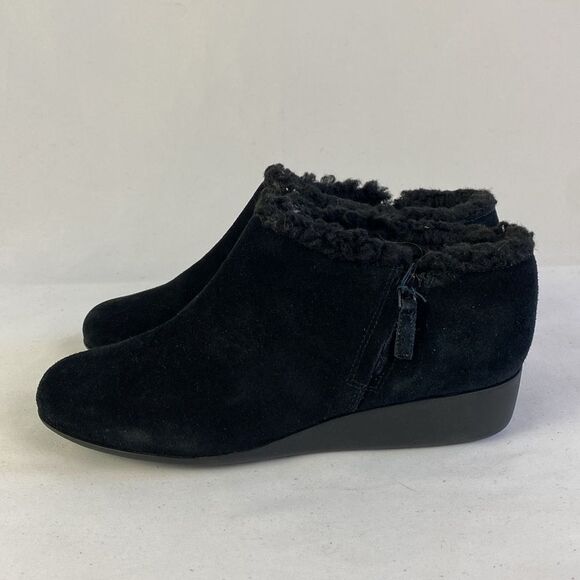 Cole Haan Black Suede Callie Ankle booties - Picture 1 of 7